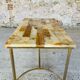 Vintage coffee table in marble and onyx circa 60/70