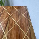 Art Deco style console with mahogany marquetry