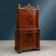 Ancient Piedmontese cabinet in wood, Italy, 19th century