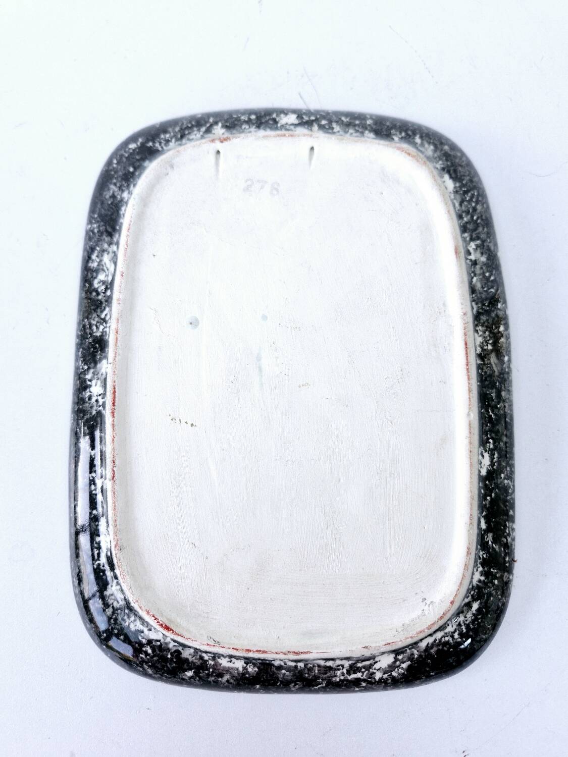 Small Vintage Ceramic Hand Painted Fish Serving Presentation Dish