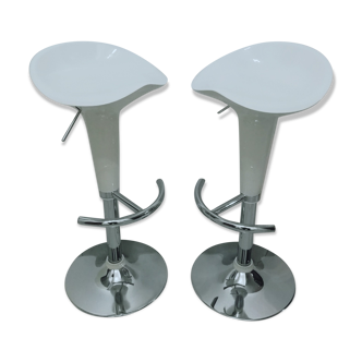 Paire de tabourets de bar vintage