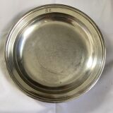 Old Christofle silver metal dish dimension: height -3cm- diameter 25cm-