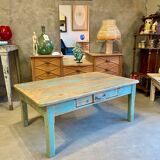 Vintage blue coffee table
