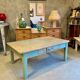 Vintage blue coffee table