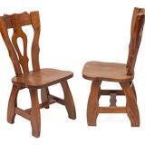 Set of 6 chairs by Guillerme and Chambron