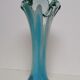 Vase pâte de verre bleu Murano