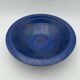 Brutalist Cup in Deep Blue Glazed Ceramic, Signed Studio Piece