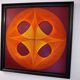 Vintage stretched wire painting from the 70s