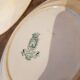 Series of 6 soup plates Earth iron