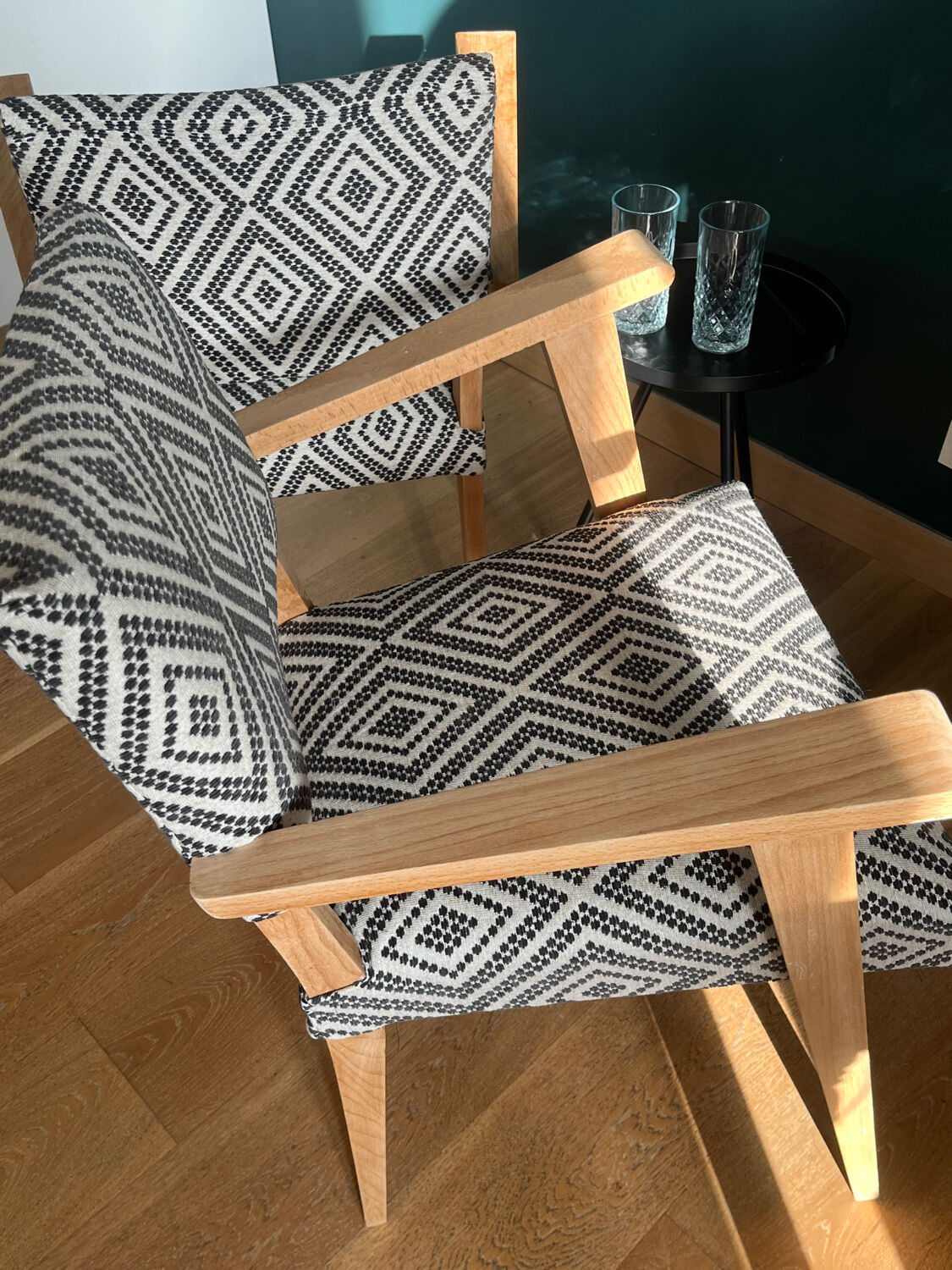 Pair of new Scandinavian armchairs
