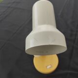 Desk lamp with articulated arm circa 1990/2000 white with yellow base