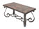 Table basse en fer forgé Merceris 1950