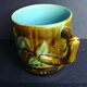 Antique bamboo slipware cup