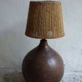 Foot of Lamp Ball in Hammered Metal 70s