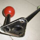 Vintage coat rack - double balls with wooden balls