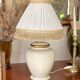 Pied de lampe en céramique craquelée vintage