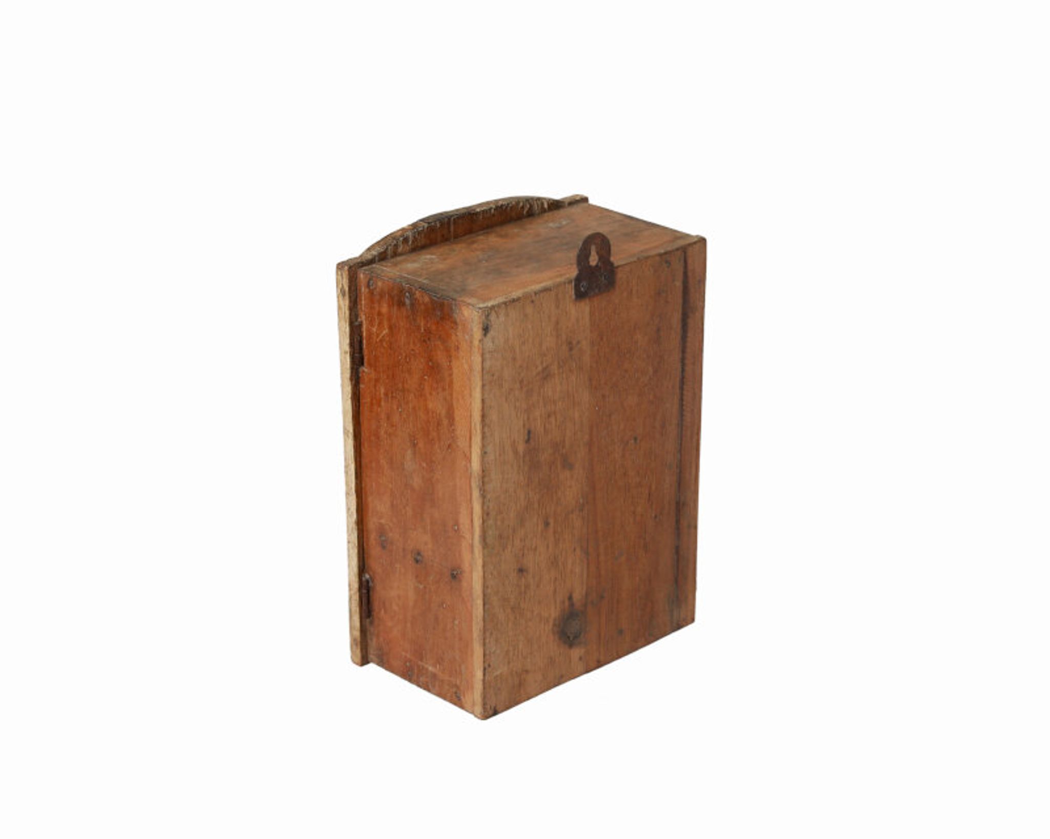 Little Old Wall Showcase Box has Clock Patina of Origin India