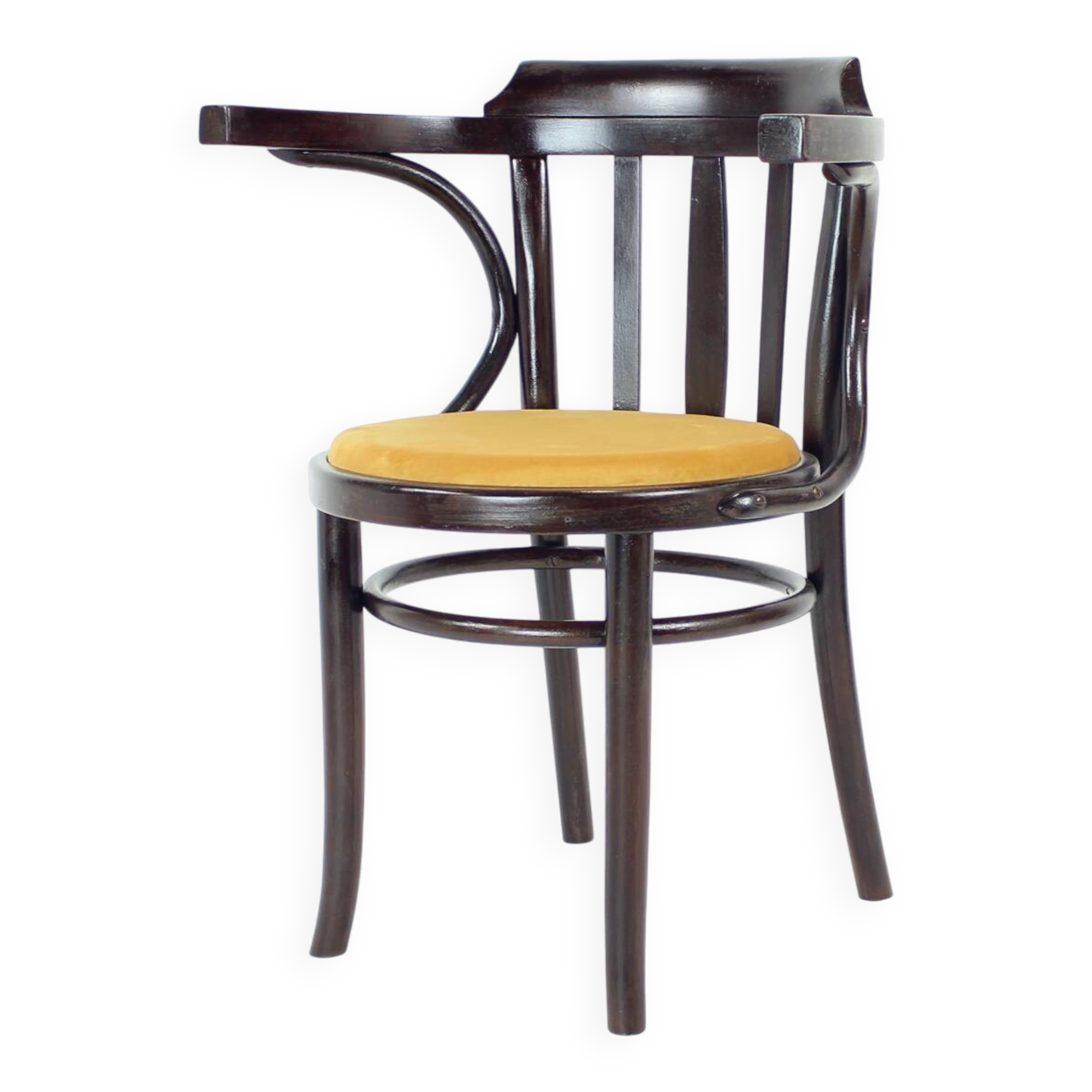Michael Thonet No. 24 Bentwood Armchair By Ton, Czechoslovakia 1950s