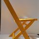 Children's folding wooden chair