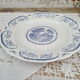 Plat rond creux Digoin Sarreguemines modèle Bernadette