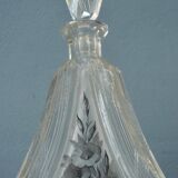 Art Deco Bohemian Czech Karl Palda Cut Glass Barware Decanter