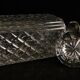 Whisky service including 1 carafe and 5 cups cut crystal mugs
