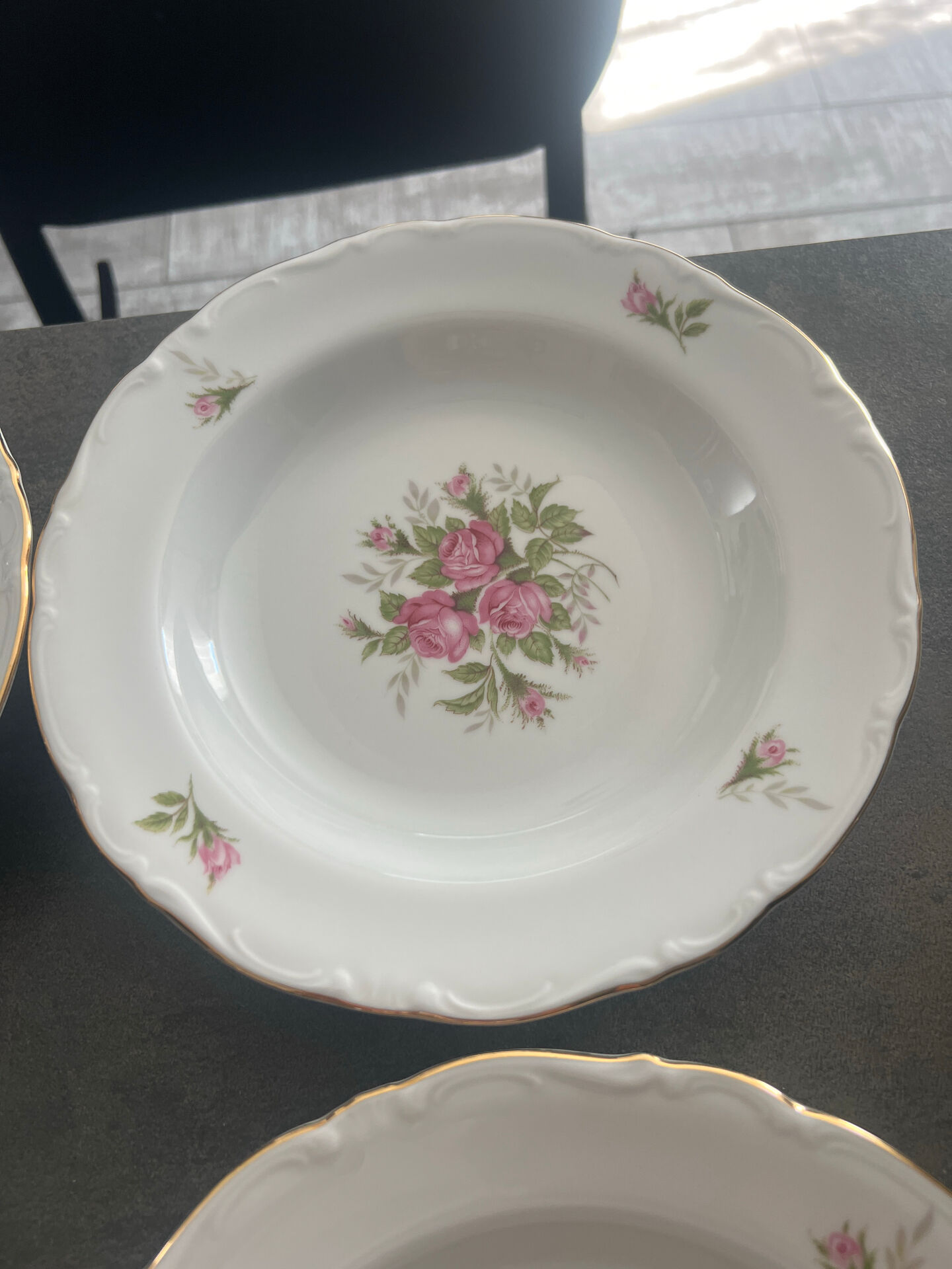 Set of 6 deep plates, Winterling