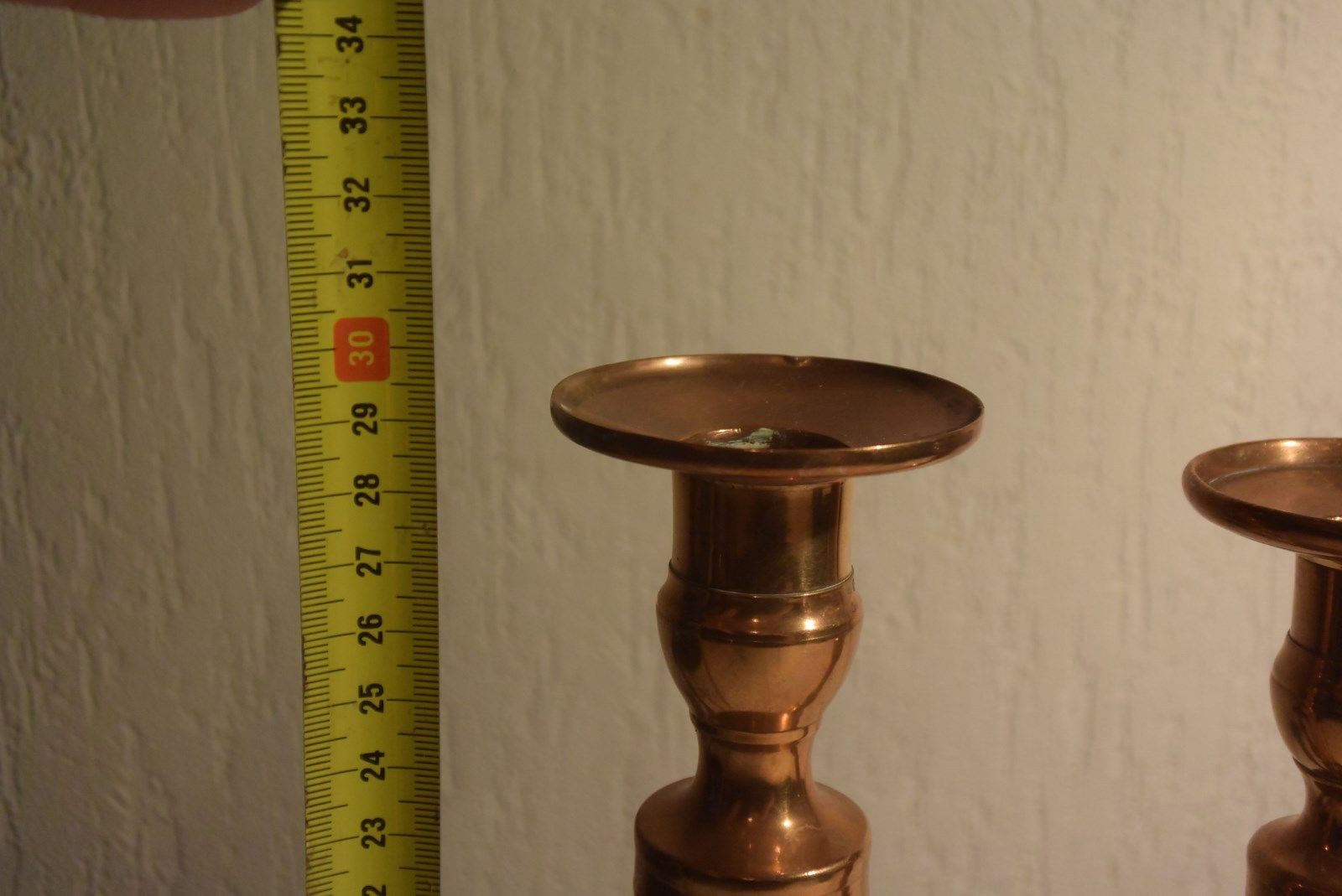 2 chandeliers en cuivre old copper candlestick