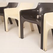 Set of six Gaudì Armchairs by Vico Magistretti for Artemide