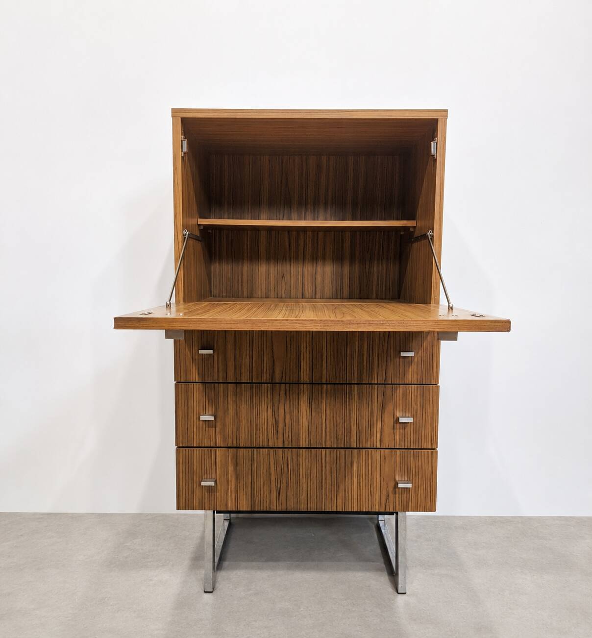 Secrétaire bar vintage Meurop – Belgique, années 60