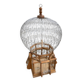 Large vintage Tunisian handmade birdcage