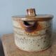 Puisaye stoneware teapot kettle pitcher signed Jean-Pierre Prud'homme