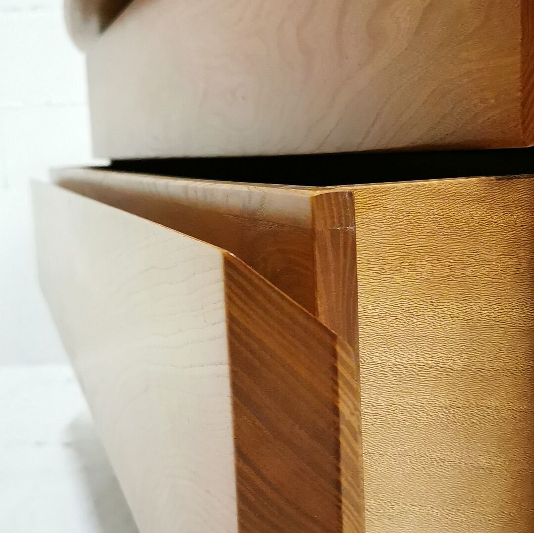 Elm chest of drawers, Roche bobois