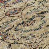 Turkish Anatolian Handmade Vintage Rug 140 cm x 120 cm