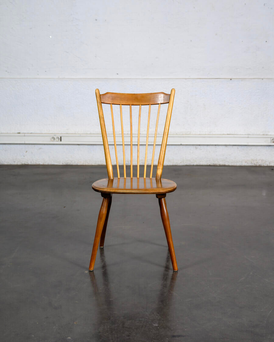 Ercol-style slatted chair