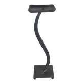 Modernist candlestick in wrought iron
