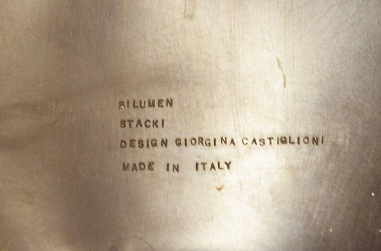 Bilumen 'Stacki' stool designed by Giorgina Castiglioni, 1970s