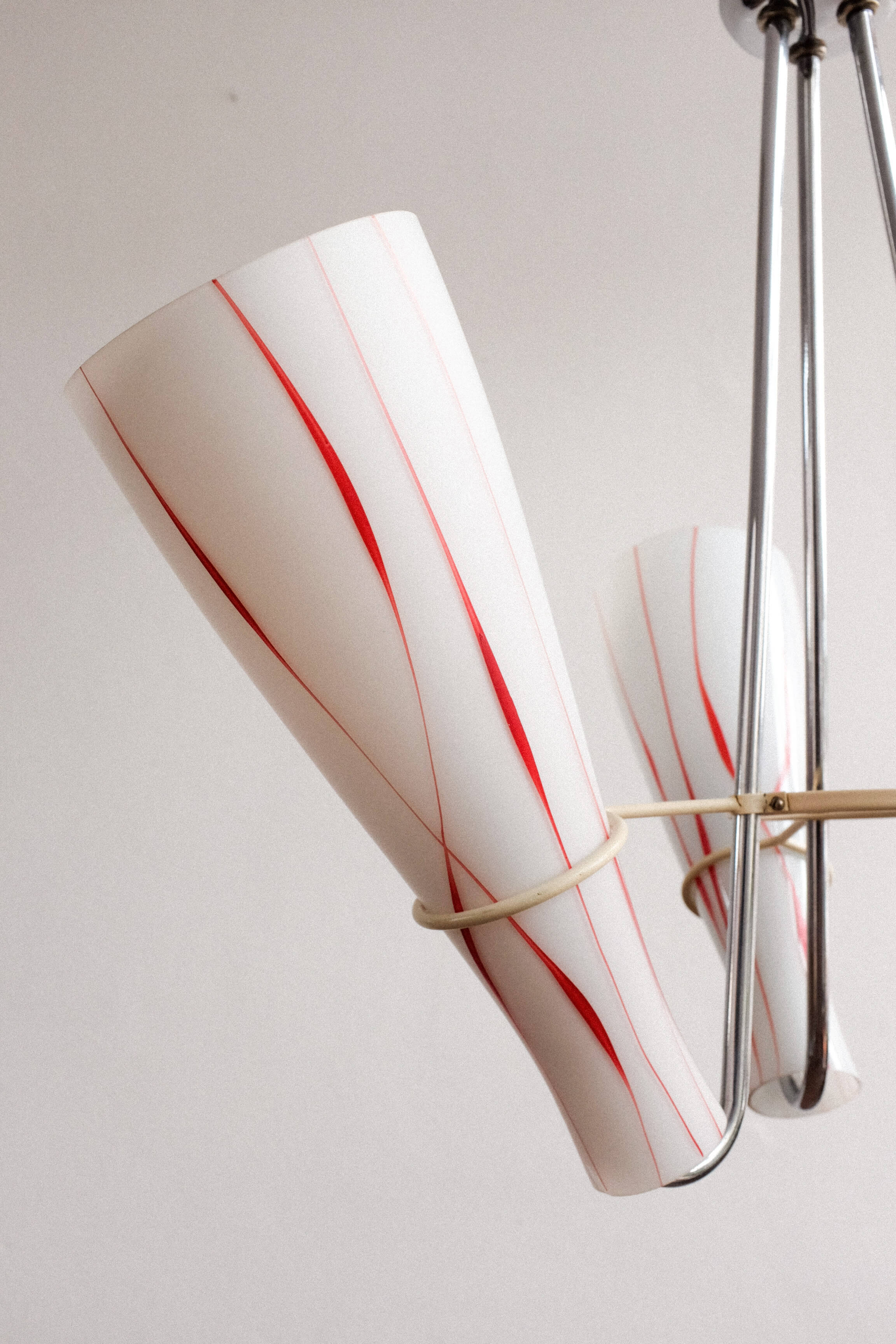 Lustre vintage de Zukov Tchécoslovaquie, années 1950