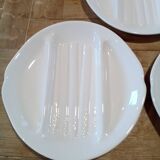 Three Salins pompadour asparagus plates