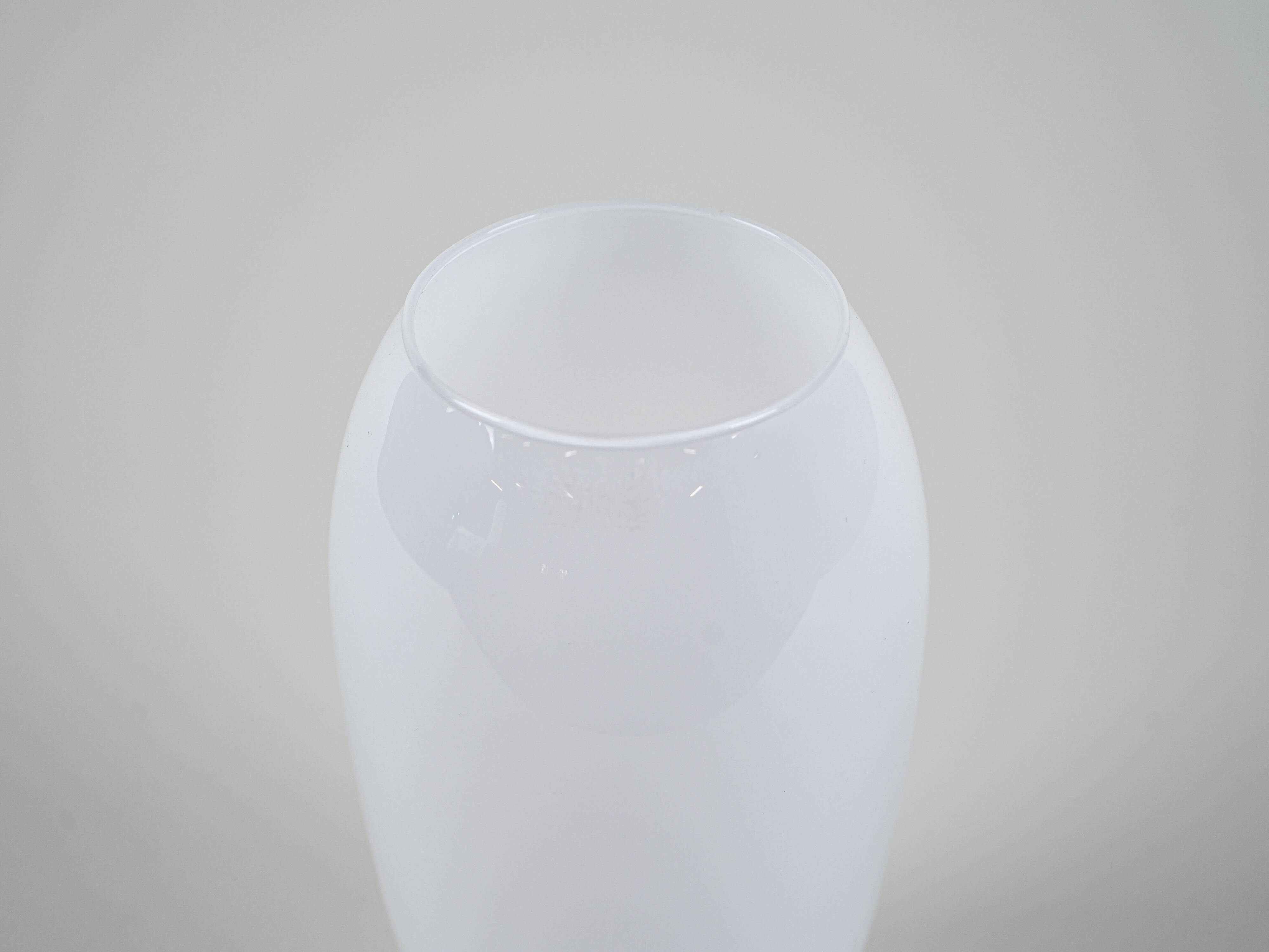 White vase, Danish design, 1970s, made in Denmark
