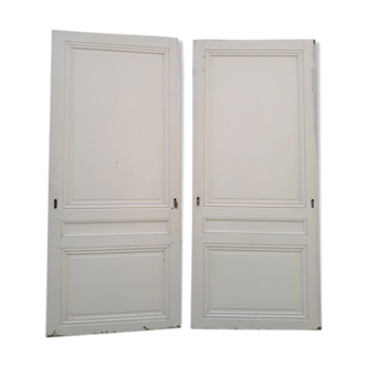 Paire de portes 101x233cm chacune coulissantes anciennes