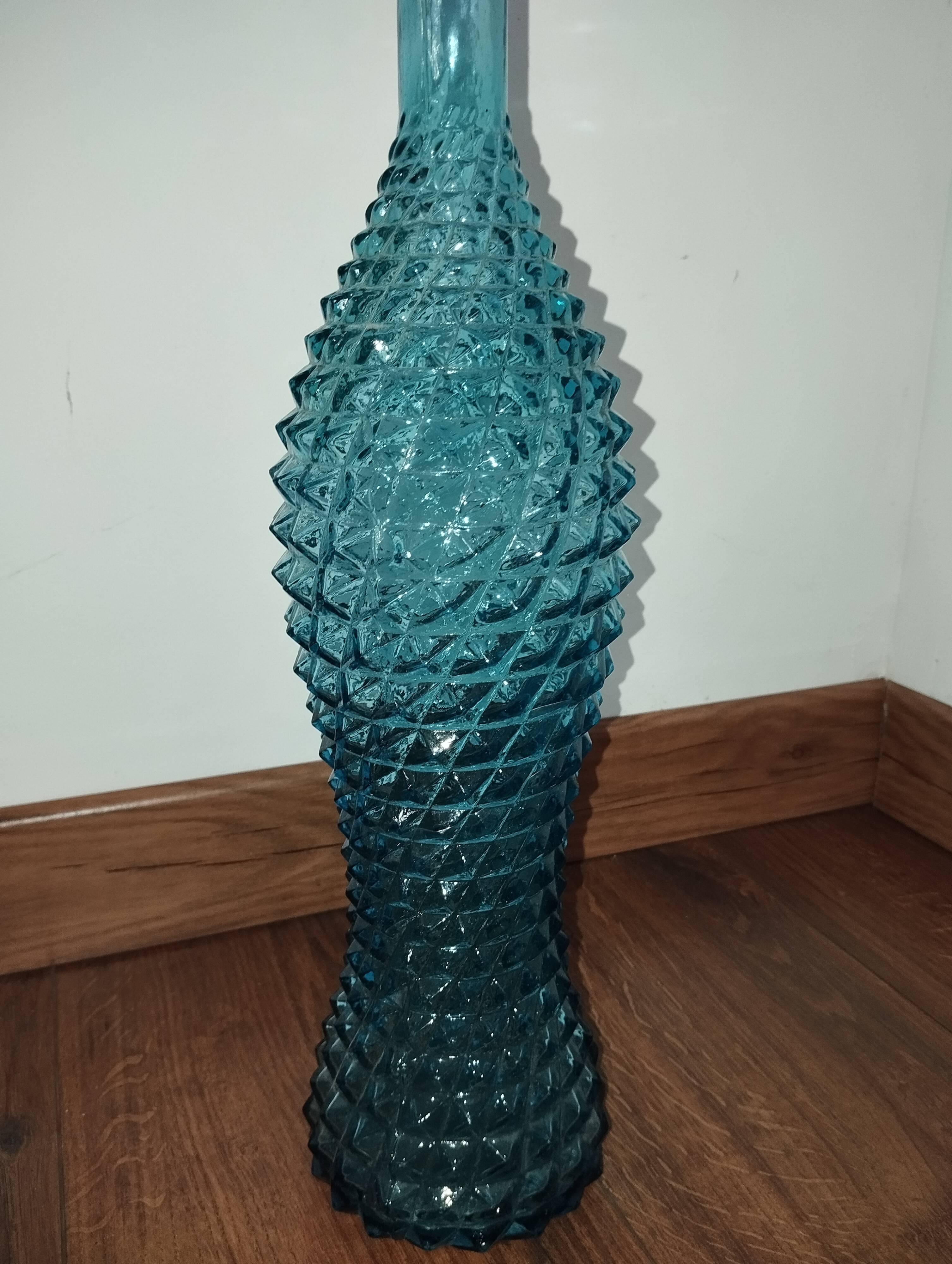 Italian blown glass bottle