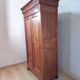 Armoire penderie en merisier entièrement démontable