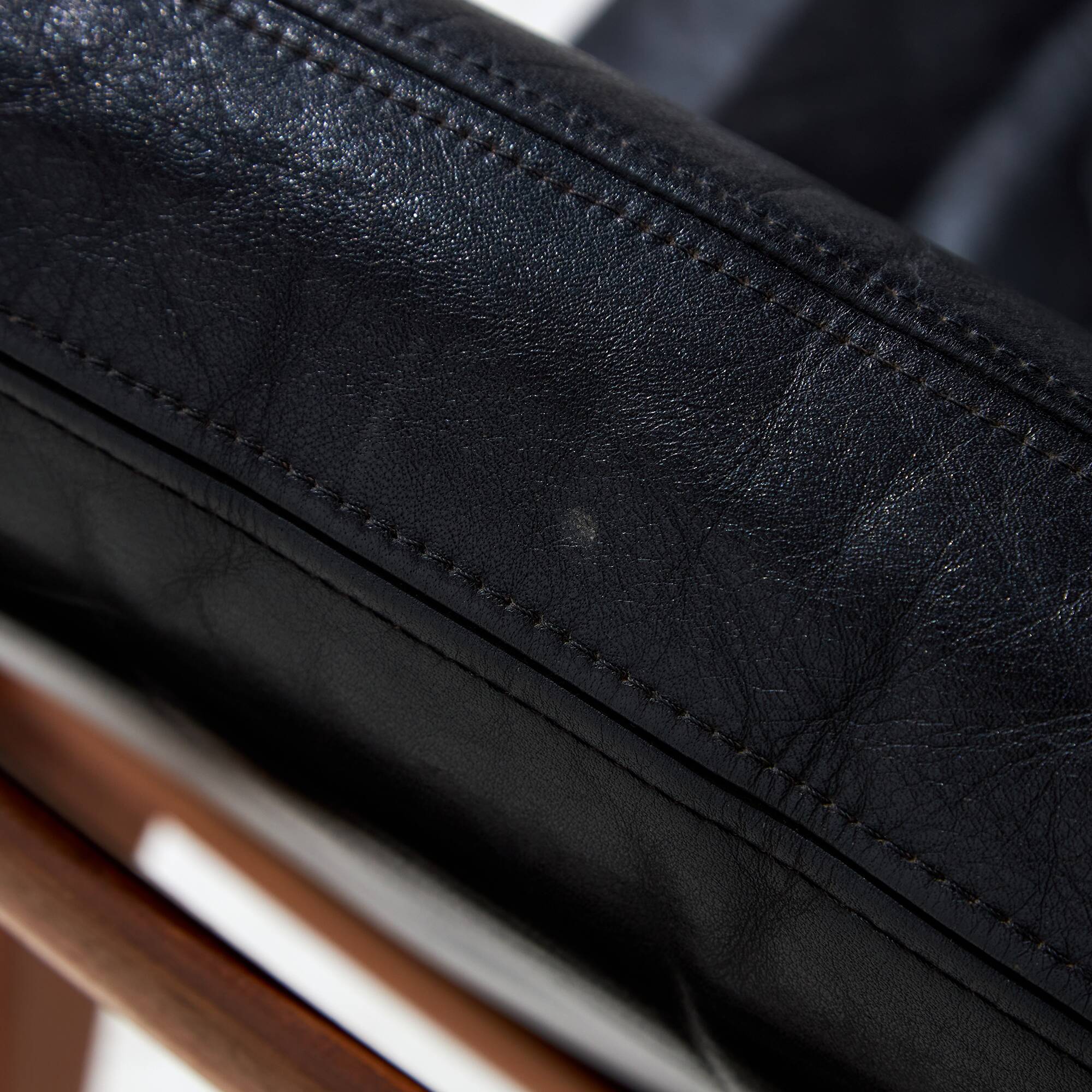 Senator Leather Sofa Set by Ole Wanscher for France & Søn, 1960s, Set of 3 (MK10221)