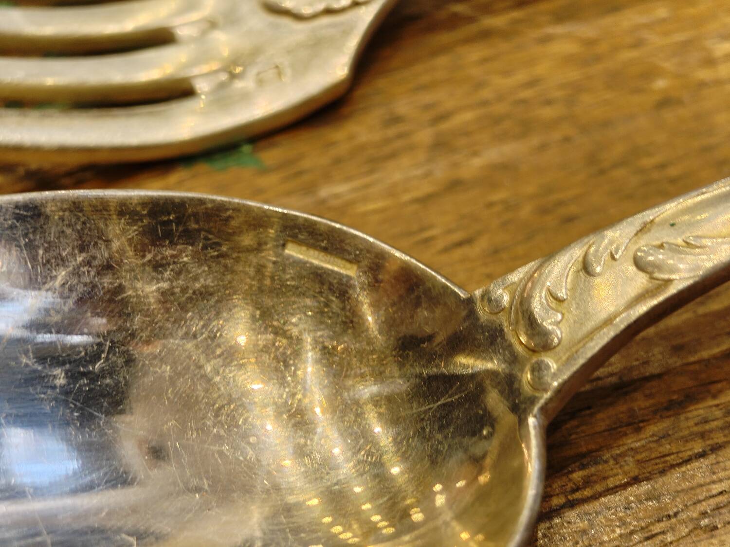 Christofle spoons and forks from the Chrysanthème model.