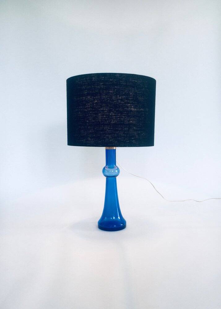 Mid-Century Blue Glass Table Lamp by Nanny Still for Raak, Netherlands, 1960s