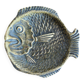 Cendrier ou vide poche poisson en laiton
