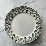 Set of 10 plates Terre de Fer, Model Clover - Badonviller
