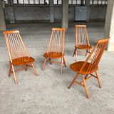 Elegant lounge chairs, 1955, set of 2