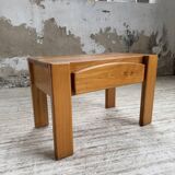 Solid elm bedside table Maison Regain